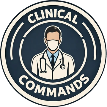 Insígnia do módulo Clinical Commands